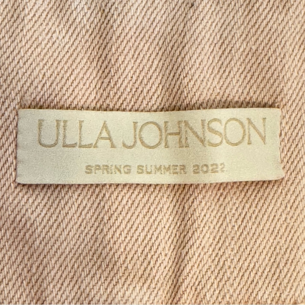 Ulla Johnson Marlowe Denim Pants High Waist Wide Leg Jeans Sweetbriar Rose 10 - Picture 7 of 9